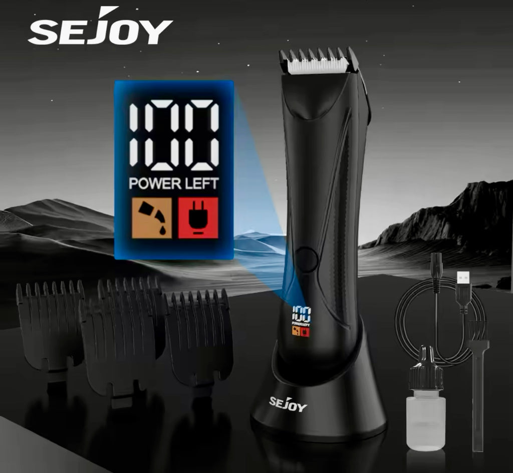 Men’s Grooming Kit Electric Hair Trimmer & Body Clipper