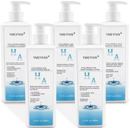 5-in-1 Hyaluronic Acid Skincare Set Professional Spa & Home Use
