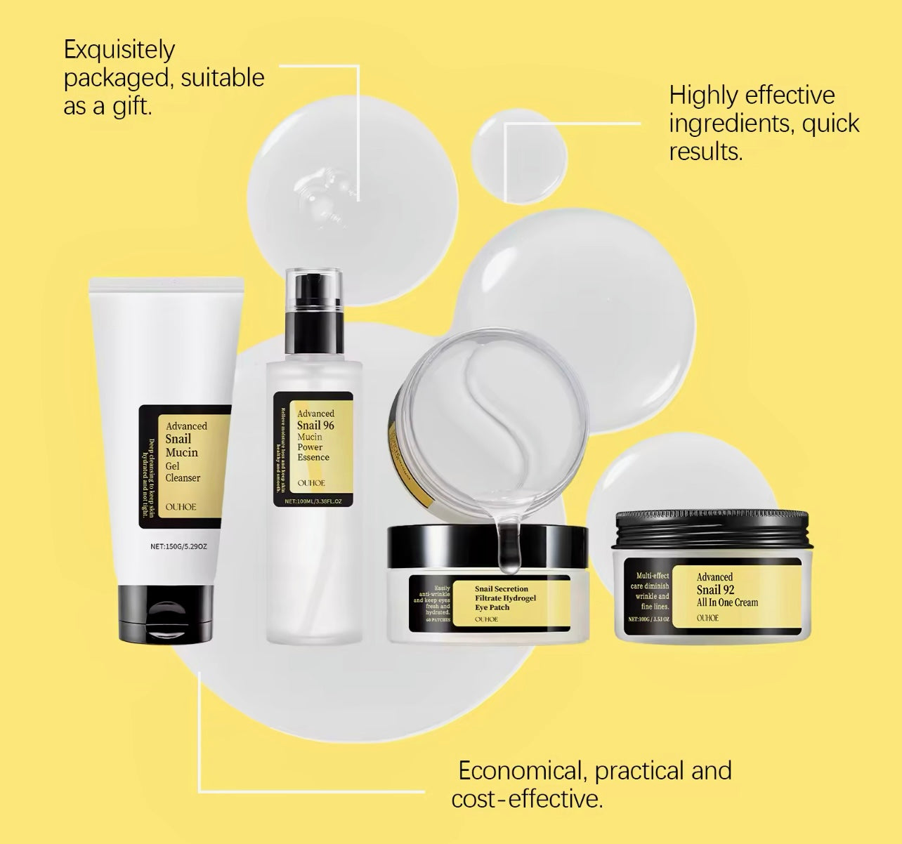 Snail Mucin 96 Skin Care Set Hydrating & Anti-Aging