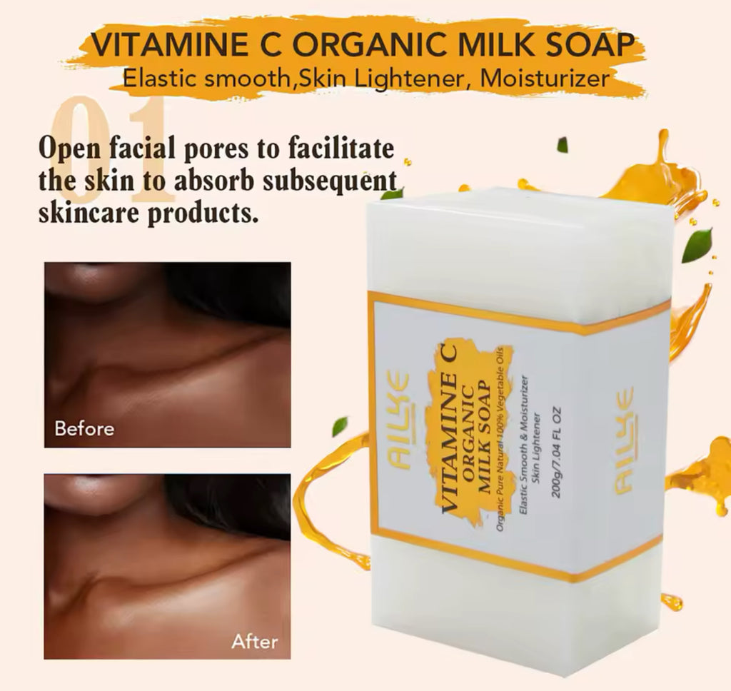 Lightening Body Cream Vitamin C & Hyaluronic Acid Hydrating & Ton Correcting