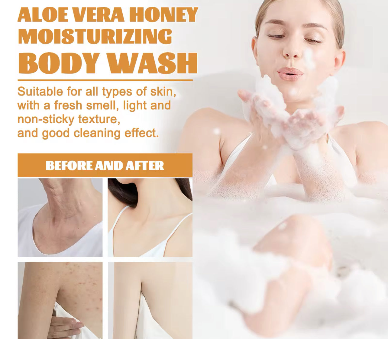 Honey Infused Moisturizing Shower Gel