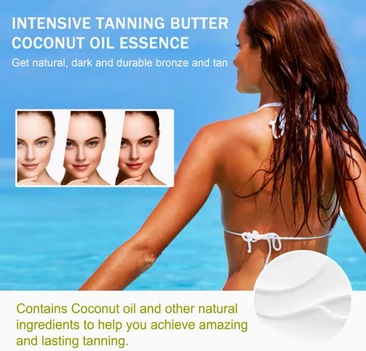 Body Tanning Cream Long Lasting & Even Bronzing