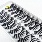 5/10 Pairs 3D Faux Mink Long Natural False Eyelashes – Dramatic & Thick