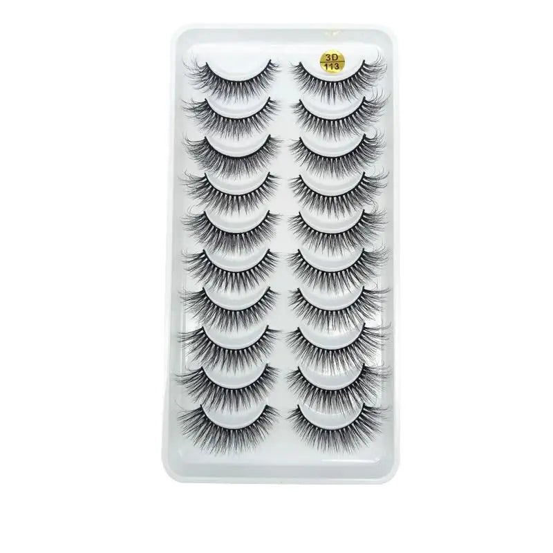 5/10 Pairs 3D Faux Mink Long Natural False Eyelashes – Dramatic & Thick