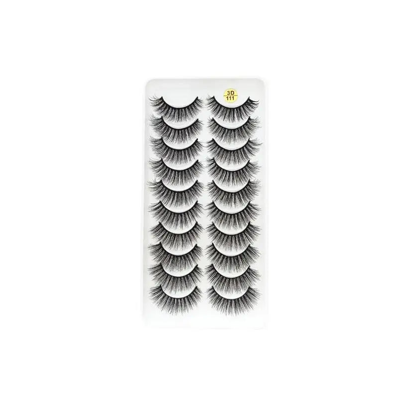 5/10 Pairs 3D Faux Mink Long Natural False Eyelashes – Dramatic & Thick