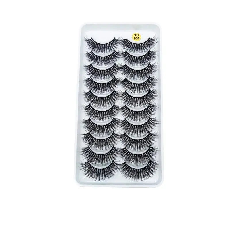 5/10 Pairs 3D Faux Mink Long Natural False Eyelashes – Dramatic & Thick