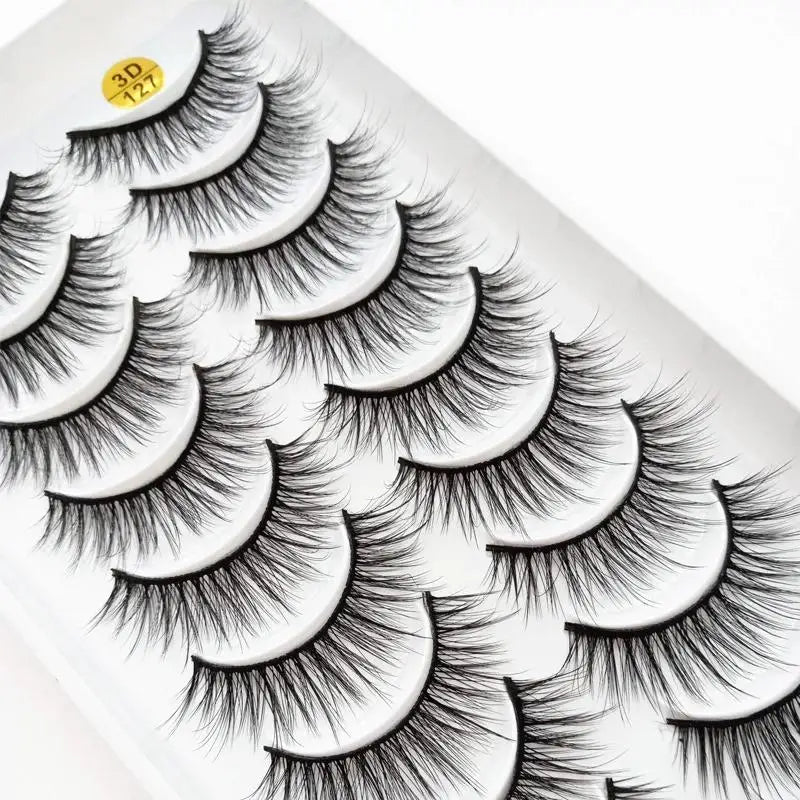 5/10 Pairs 3D Faux Mink Long Natural False Eyelashes – Dramatic & Thick