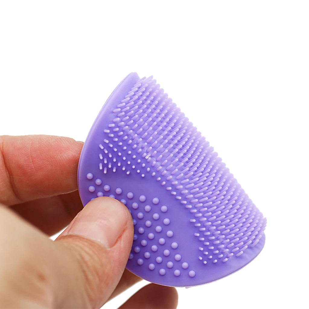 Silicone Face Cleansing Brush – Mini Waterproof Facial Massager & Deep Pore Cleanser for Gentle Skin Care