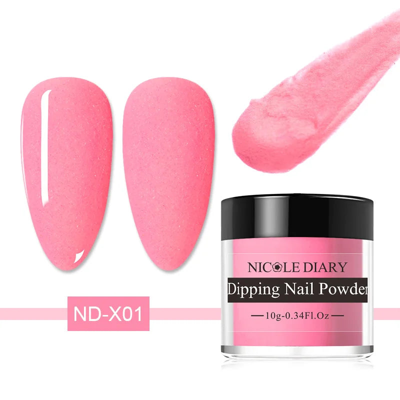10g Gradient Pearl Nail Powder – Metallic Aurora Effect Glitter Dust for UV Gel Nail Art Decorations