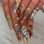 3D Dollar Sign Nail Art Stickers