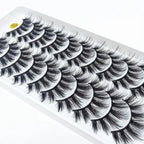 5/10 Pairs 3D Faux Mink Long Natural False Eyelashes – Dramatic & Thick