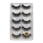 5/10 Pairs 3D Faux Mink Long Natural False Eyelashes – Dramatic & Thick