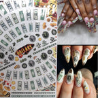 3D Dollar Sign Nail Art Stickers
