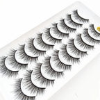 5/10 Pairs 3D Faux Mink Long Natural False Eyelashes – Dramatic & Thick