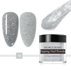 10g Gradient Pearl Nail Powder – Metallic Aurora Effect Glitter Dust for UV Gel Nail Art Decorations