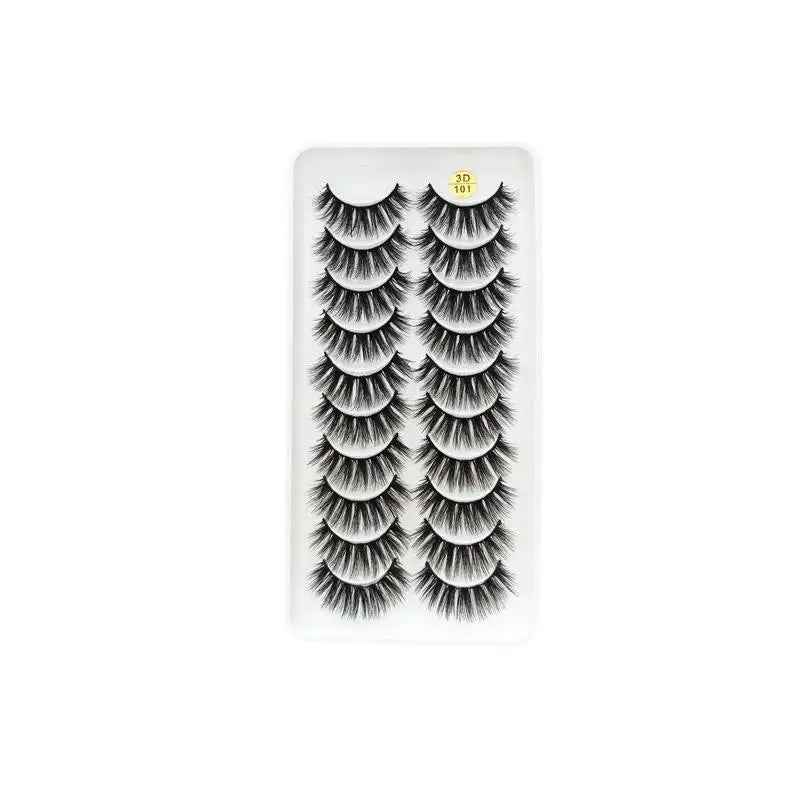 5/10 Pairs 3D Faux Mink Long Natural False Eyelashes – Dramatic & Thick