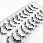 5/10 Pairs 3D Faux Mink Long Natural False Eyelashes – Dramatic & Thick