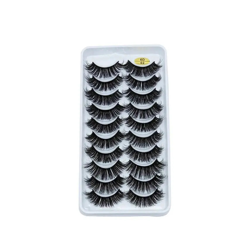 5/10 Pairs 3D Faux Mink Long Natural False Eyelashes – Dramatic & Thick