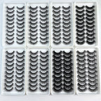 5/10 Pairs 3D Faux Mink Long Natural False Eyelashes – Dramatic & Thick