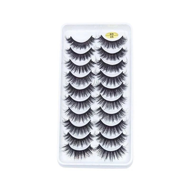 5/10 Pairs 3D Faux Mink Long Natural False Eyelashes – Dramatic & Thick
