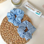 Summer Beach Style Women’s Hair Scrunchies Set – Blue Series Korean Hair Accessories