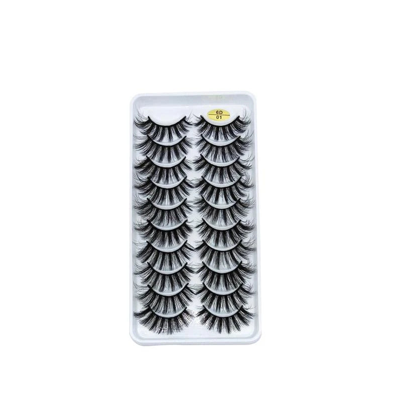 5/10 Pairs 3D Faux Mink Long Natural False Eyelashes – Dramatic & Thick