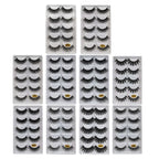 5/10 Pairs 3D Faux Mink Long Natural False Eyelashes – Dramatic & Thick