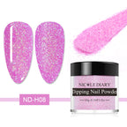 10g Gradient Pearl Nail Powder – Metallic Aurora Effect Glitter Dust for UV Gel Nail Art Decorations