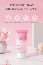 LAIKOU Sakura Moisturizing Facial Cleanser & Peeling Gel – Deep Cleanse & Exfoliate