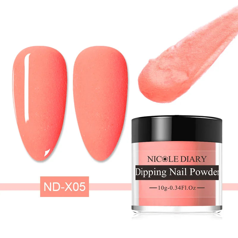 10g Gradient Pearl Nail Powder – Metallic Aurora Effect Glitter Dust for UV Gel Nail Art Decorations