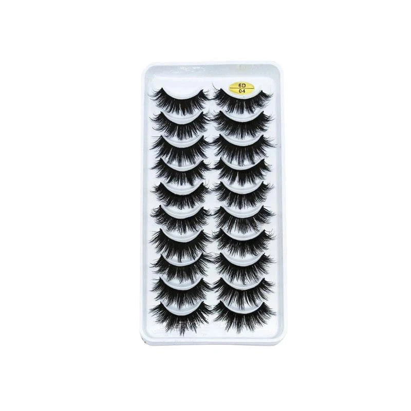 5/10 Pairs 3D Faux Mink Long Natural False Eyelashes – Dramatic & Thick
