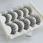 QSTY 3D Mink False Eyelashes – Dramatic Black Volume, 5 Pairs