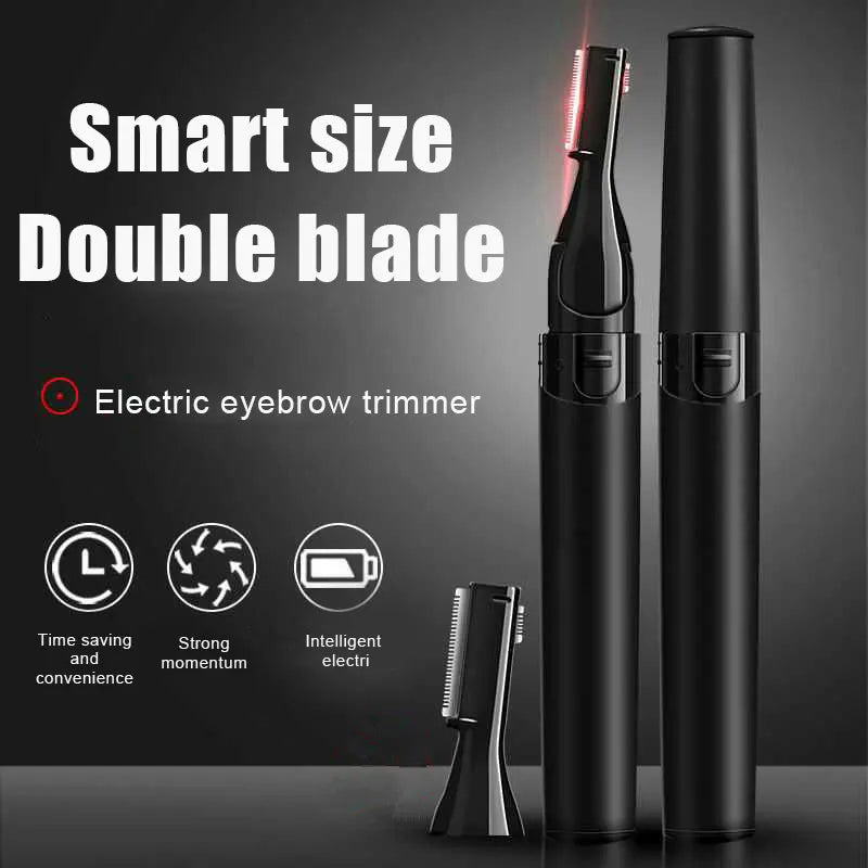 Electric Eyebrow & Body Hair Trimmer – Versatile & Washable Razor