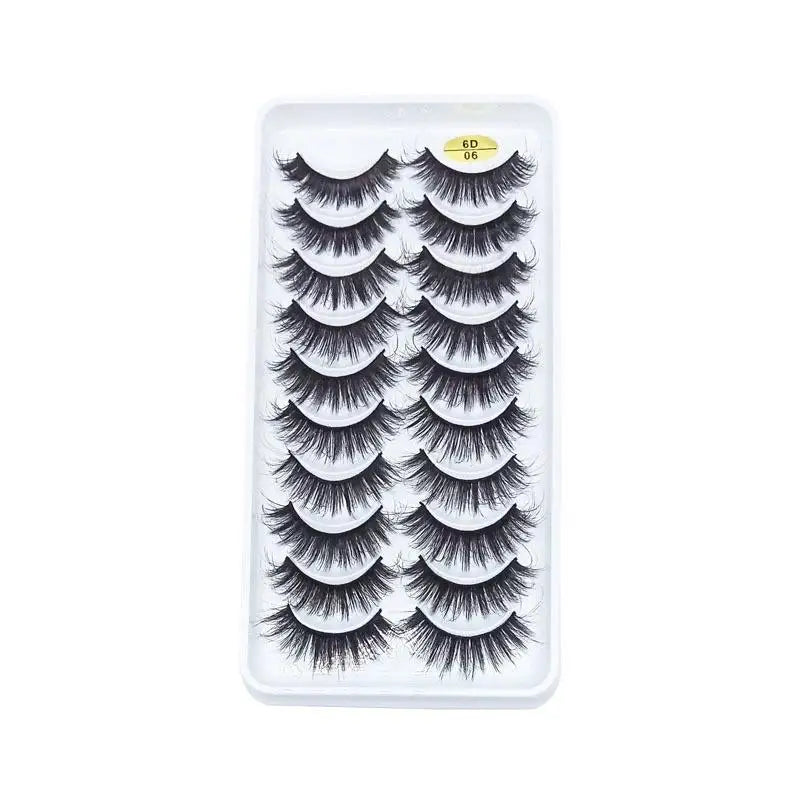 5/10 Pairs 3D Faux Mink Long Natural False Eyelashes – Dramatic & Thick