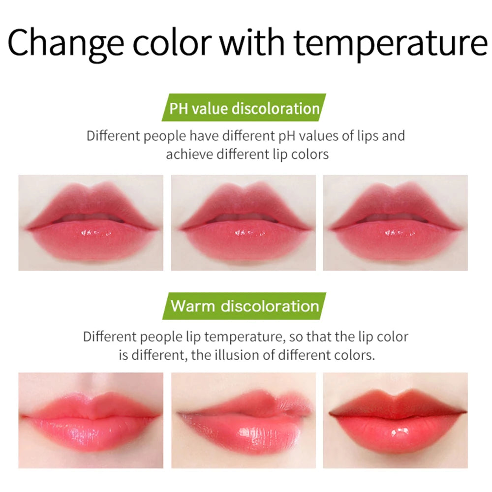 7-Color Mood-Changing Lip Balm – Aloe Vera Moisturizing Long-Lasting Lipstick for Women