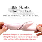 100% Natural Silk Sleeping Eye Mask – Soft Breathable Eyeshade Eye Patch for Comfortable Sleep