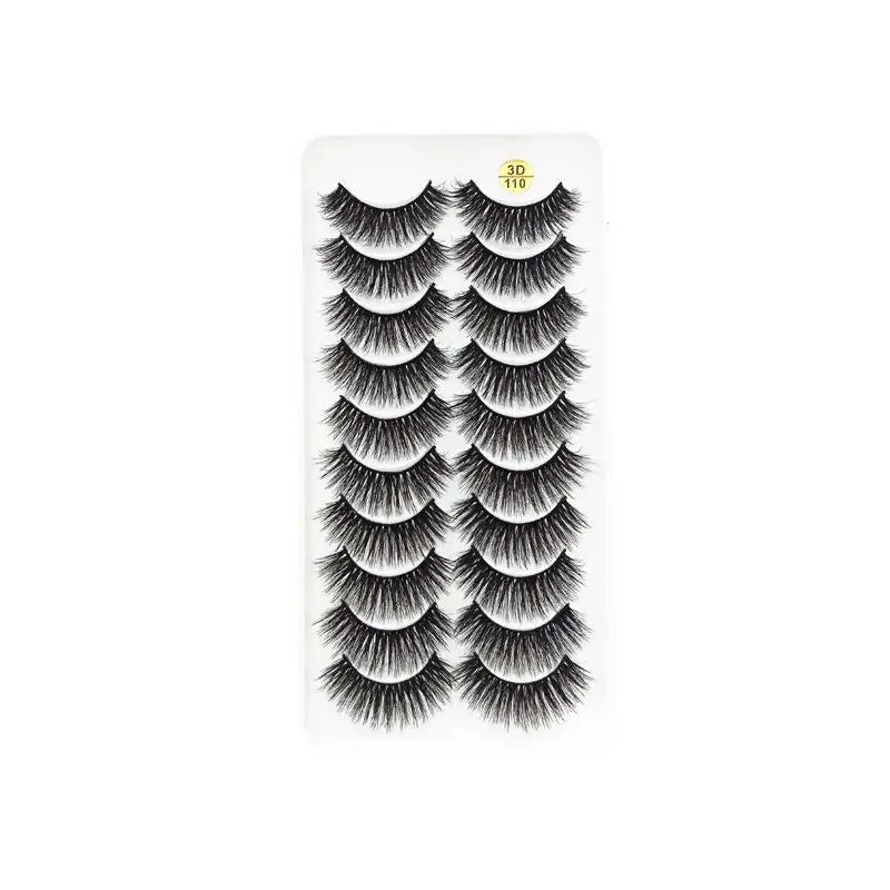 5/10 Pairs 3D Faux Mink Long Natural False Eyelashes – Dramatic & Thick
