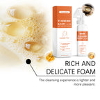 Turmeric Face Cleanser – Deep Cleansing, Oil Control, Acne & Blackhead Remover, Hydrating & Brightening Foam