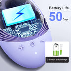 Rechargeable Silicone Facial Cleansing Brush – Waterproof Face Scrubber with 5 Modes for Deep Electric Face Cleaning