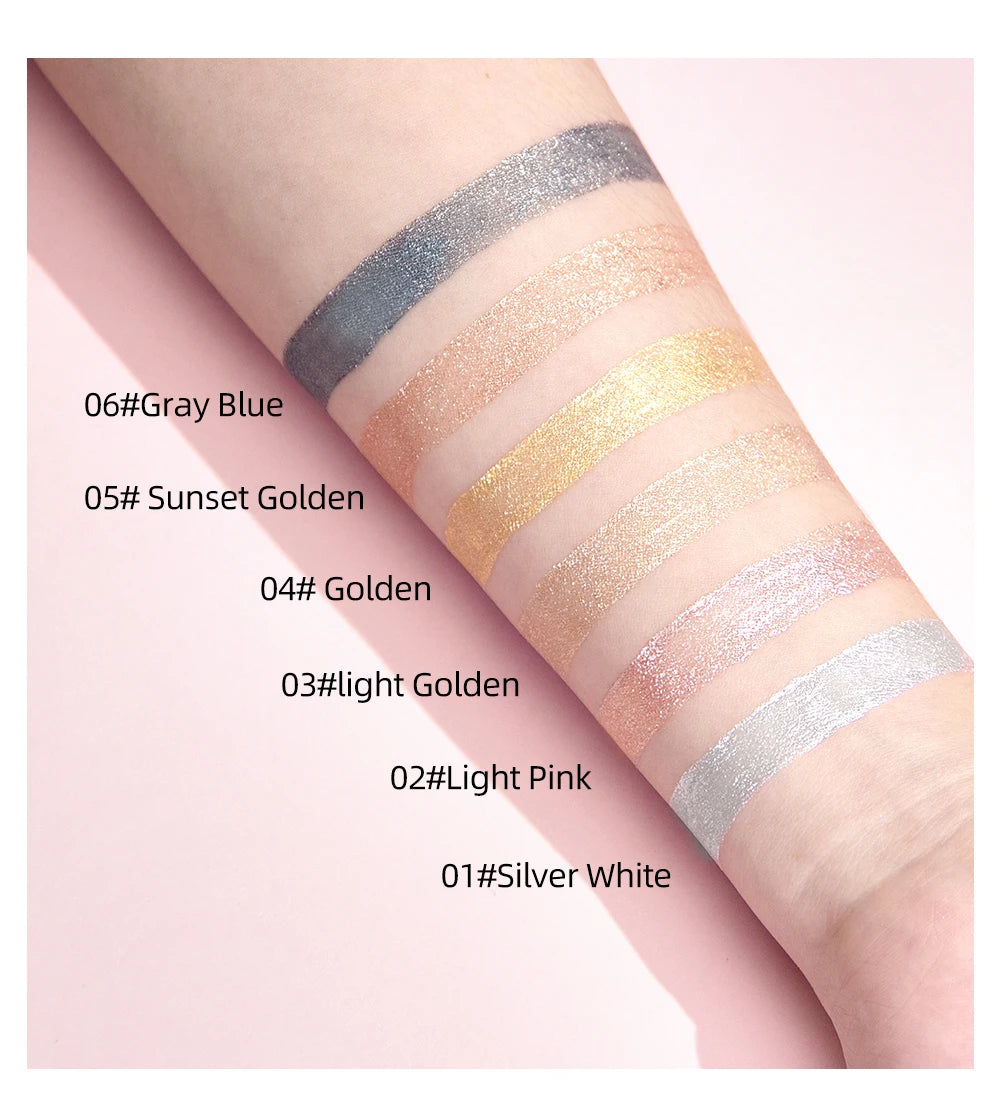 Diamond Liquid Lipstick – 6 Colors, Long-Lasting Waterproof Gloss