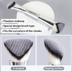 Double-Head Makeup Brushes Set – Foundation, Powder, Concealer, Blusher & Bronzer Skin-Friendly Makeup Tools