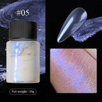 10g Gradient Pearl Nail Powder – Metallic Aurora Effect Glitter Dust for UV Gel Nail Art Decorations