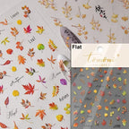 Sunflower & Autumn Harvest Nail Art Stickers