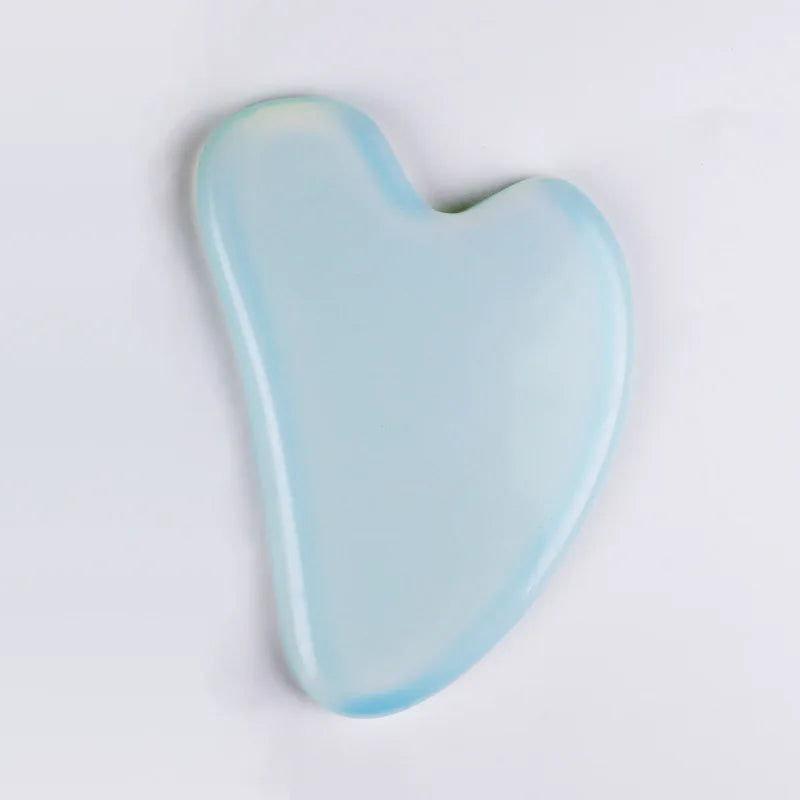 Natural Jade Gua Sha & Roller Massage Set