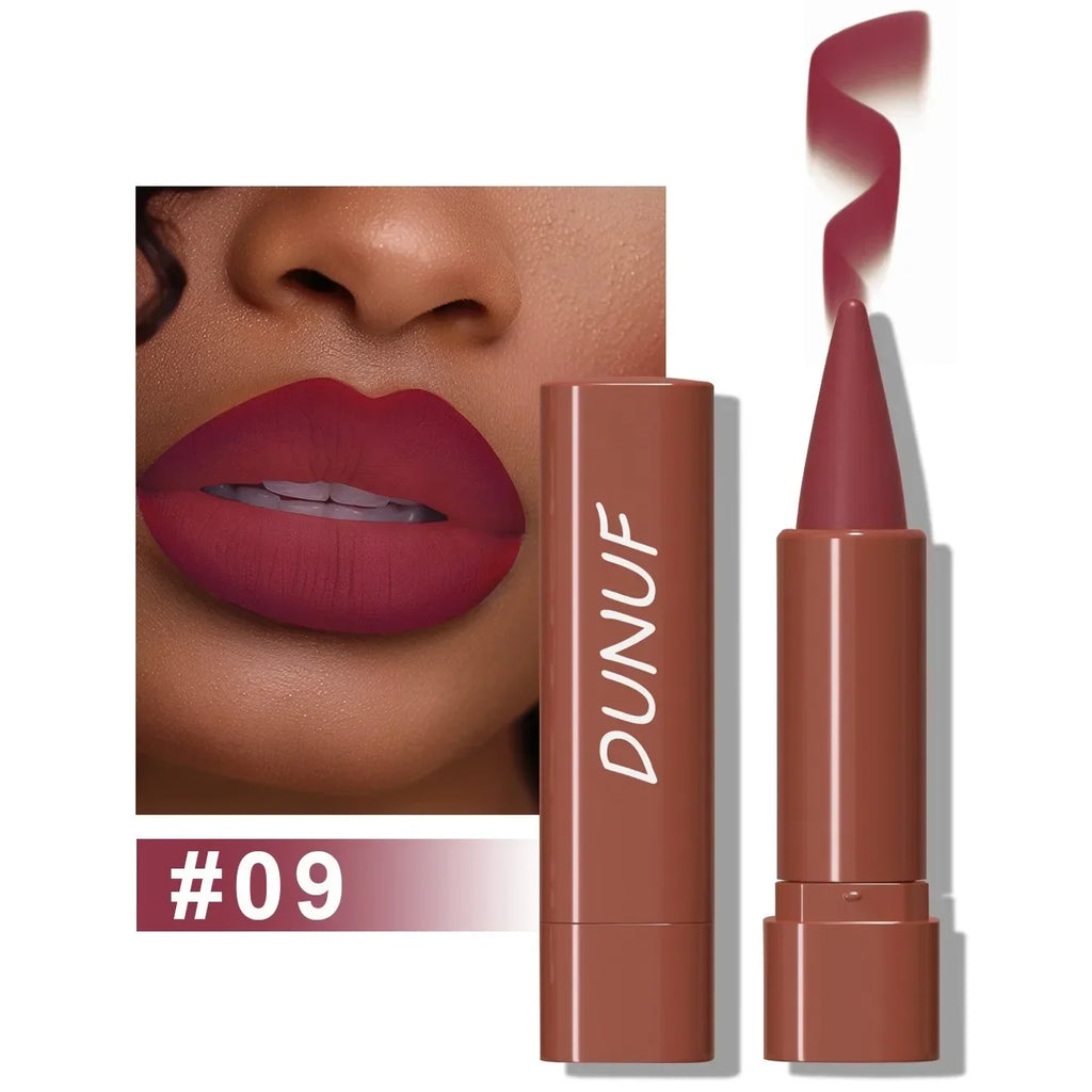 Matte Nude & Red Lip Liner Pencil – 9 Colors, Velvet Contour & Gradient Lipliner