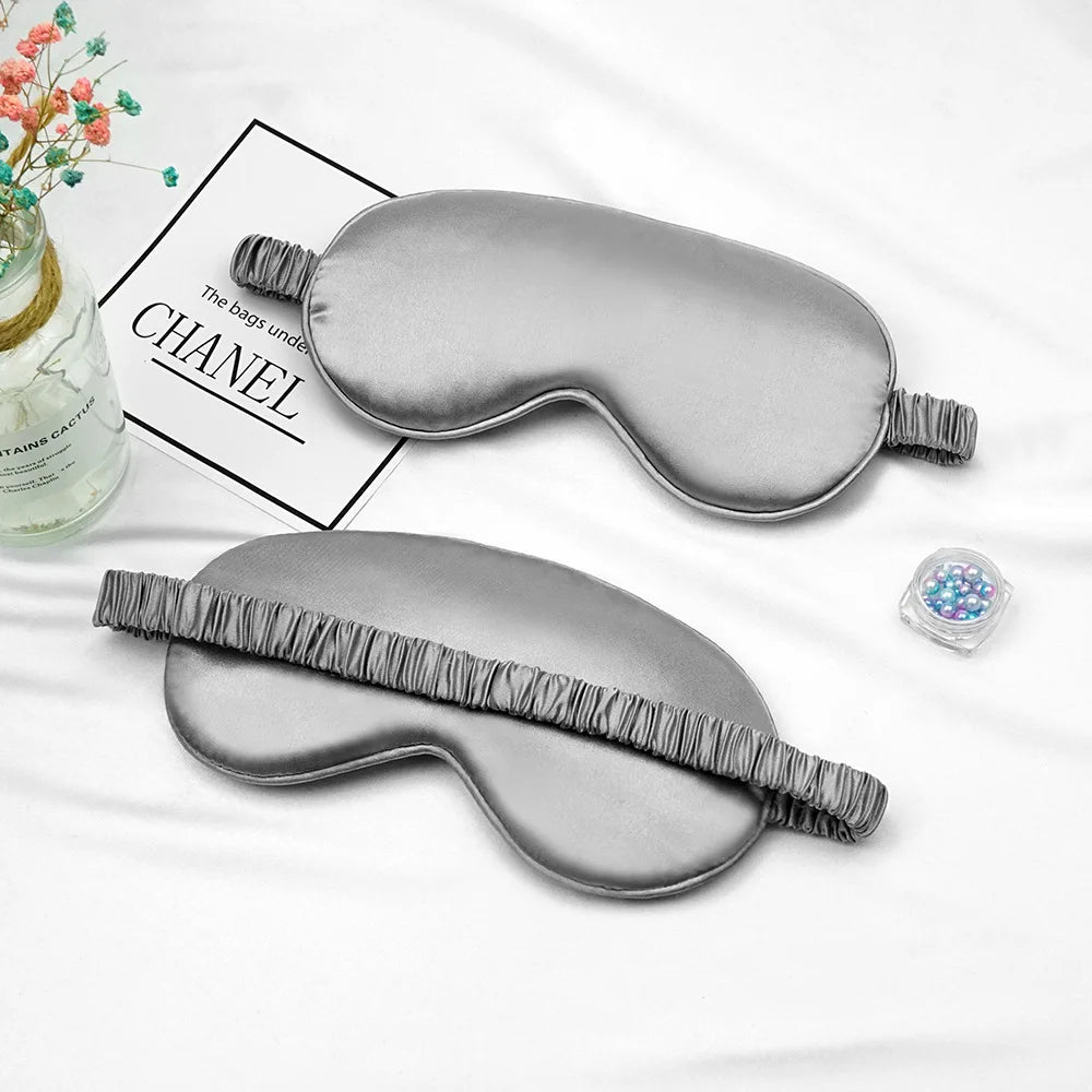 Imitated Silk Sleep Eye Mask – Shading Eyepatch for Travel, Relaxation & Eye Care
