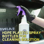 26oz Refillable Spray Bottle with Flex Nozzle for Cleaning & Plants