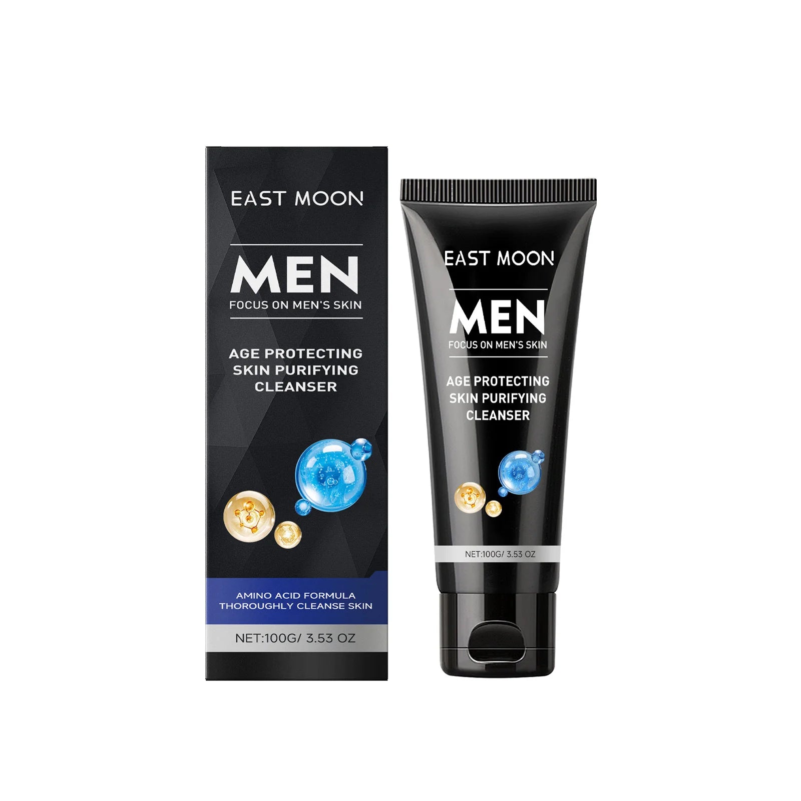 Hyaluronic Acid Facial Care Set for Men – Oil Control, Hydration & Skin Firming Moisturizer Kit