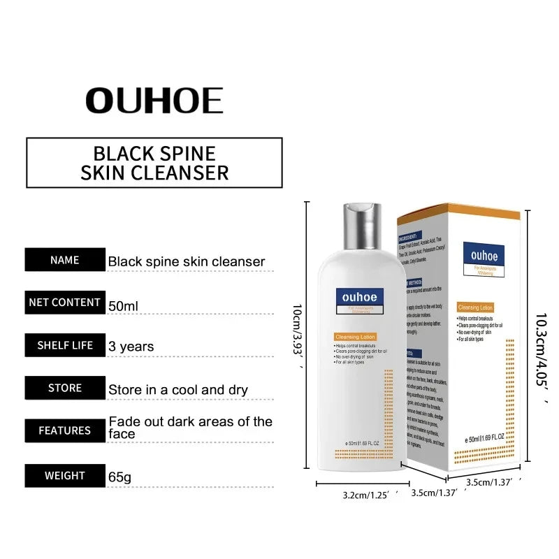 Whitening Facial Cleanser – Fades Dark Spots, Reduces Melasma, Brightens & Smooths Skin, Anti-Acne & Moisturizing Care