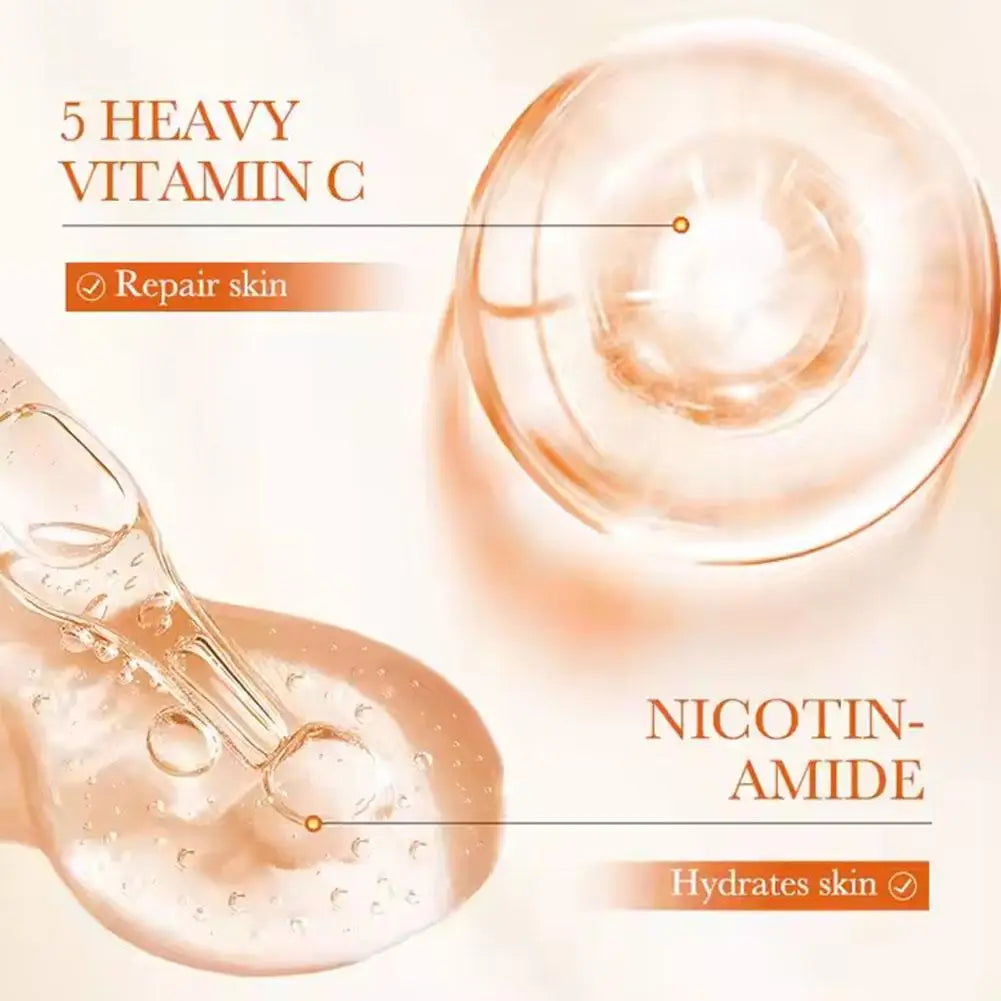 5x Vitamin C Skincare Set – Cleanser, Lotion, Eye Cream & Serum for Brightening & Even Skin Tone